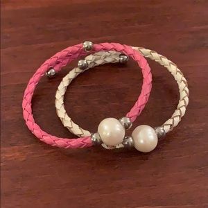 Pearl Bracelet Duo
